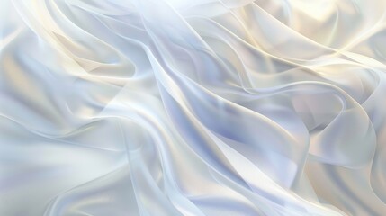 Poster - A smooth, seamless white background with a gentle gradient from the center outwards, providing an elegant look