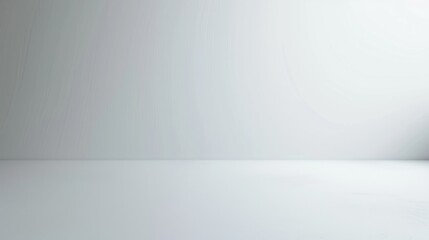Poster - A smooth, seamless white background with a gentle gradient from top to bottom, creating an elegant and minimalist look