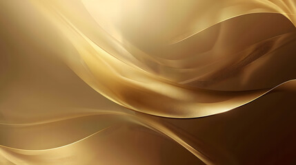 Wall Mural - gold brown beige gradient background. Generative AI.