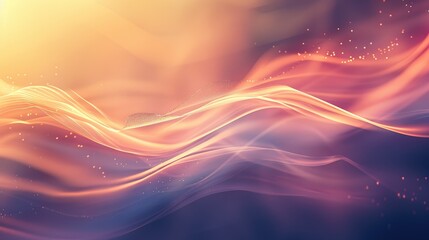 Leinwandbilder - An abstract background featuring smooth gradients and subtle light effects, perfect for creating a serene atmosphere, no people