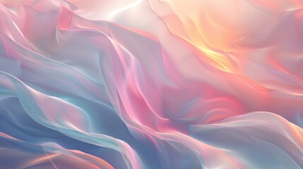 Leinwandbilder - An abstract background featuring smooth gradients and subtle light effects, perfect for creating a serene atmosphere, no people