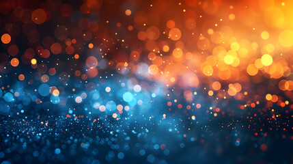 Aufkleber - Orange blue, information internet technology background material