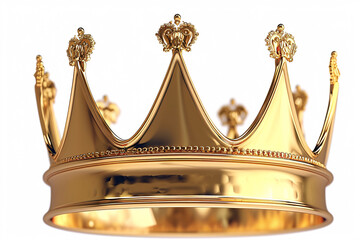 a gold crown with a crown on it