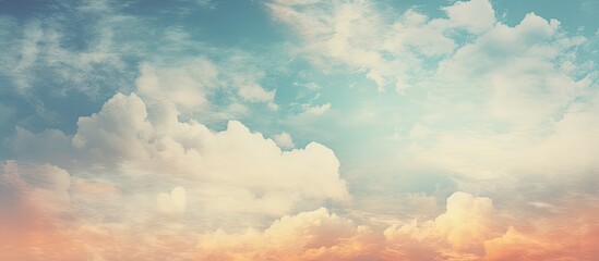 Wall Mural - Vintage sky background with copy space image