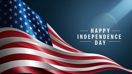 USA 4th of july background, banner, Happy independence day usa, Generative ai