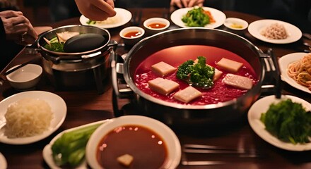 Wall Mural - Traditional Chinese hot pot.