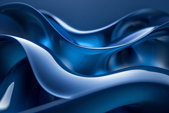 Abstract transparent material wavy background 
