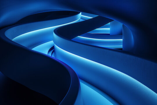 Abstract transparent material wavy background 
