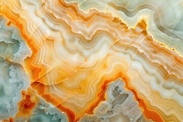 Poster - A close-up shot of a very pretty marble. Ideal for design projects and backgrounds