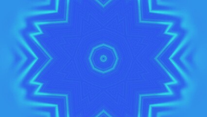 Poster - 3d rendering loop animation of a star-shaped geometric figure. 4K