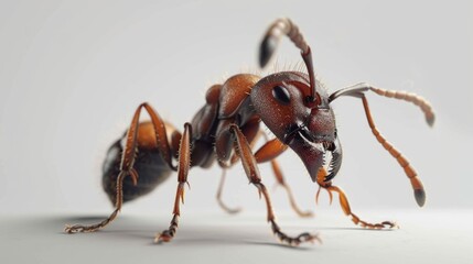 Canvas Print - Detailed close-up of a small insect, suitable for educational materials