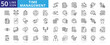 © Iconjam - Time management icon set with prioritization, deadline, procrastination, efficiency, productivity, schedule, task list and focus.