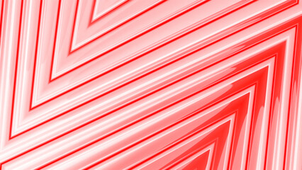 Poster - Colorful glossy metallic background with zigzag shapes. Motion. Geometric tech abstract motion background.