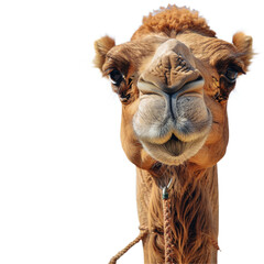 A Camel isolated on transparent background, Ai Generative