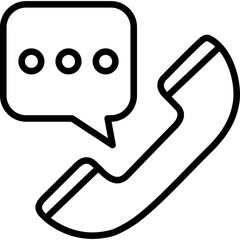 Wall Mural - Phone Call Icon