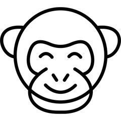 Poster - Monkey Icon