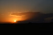 Cloudy Orange Sunset