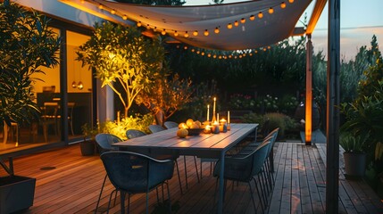 Sticker - outdoor dining space