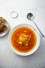 Canvas Print - Homemade sauerkraut soup