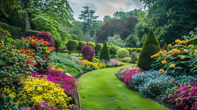 british gardens, british, england, green, summer, 16:9