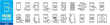 © yukipon00 - smartphone icons set. Editable stroke icons collection. Vector illustration.