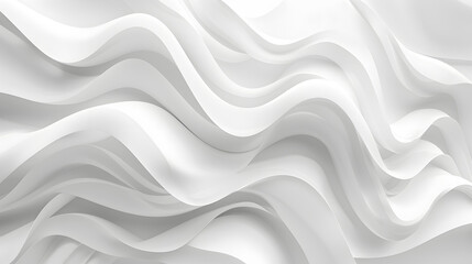 Poster - abstract white background. Generative AI.