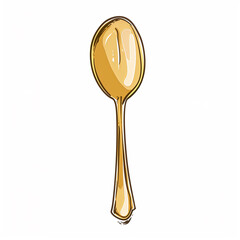 Poster - there is a spoon with a spoon handle on it