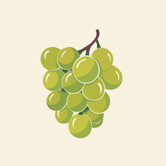 Sticker - there is a bunch of grapes that are on a table