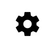 © Flash Net - gear icon or setting icon on transparent background
