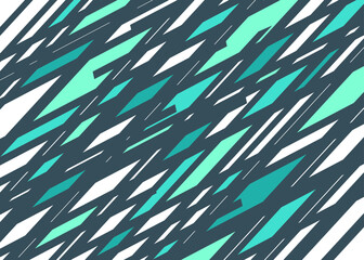 Poster - abstract background with colorful geometric and strip line pattern