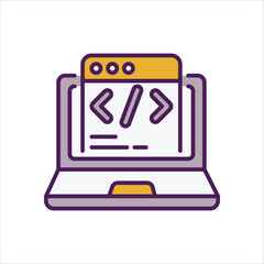 coding vector icon