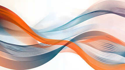 Poster - business background lines wave abstract stripe design. generative ai.