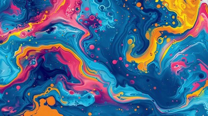 Poster - Abstract liquid texture