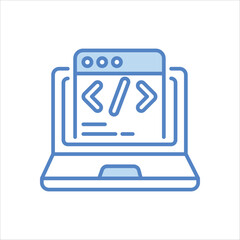 coding vector icon