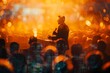 © pisan thailand - Energetic Music Performance Captivates Lively Crowd at Vibrant Outdoor Festival