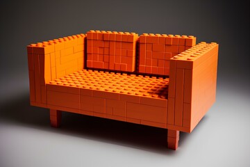 Poster - sofa and armchair made by midjourney