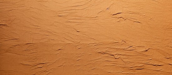 Poster - Brown craft paper background with a textured surface resembling cardboard sheet suitable for recycling Ideal for copy space images