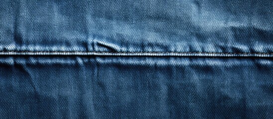 Aufkleber - Image with a background of blue jeans texture. with copy space image. Place for adding text or design
