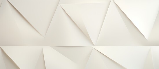 Aufkleber - Geometrically positioned empty paper background in a blank color suitable for presentations or as a copy space image