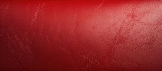 Aufkleber - A background image featuring a smooth and vibrant red leather texture creates an appealing visual with copy space for further customization