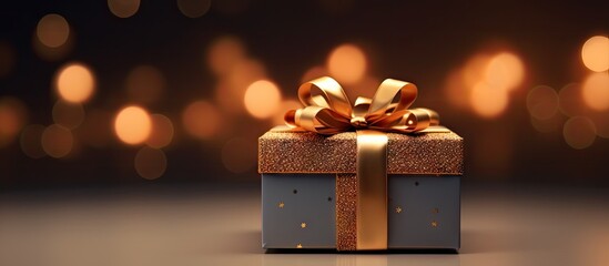 Aufkleber - A box of gifts is placed against a background with ample space for adding text or images