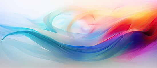 Leinwandbilder - The colorful abstract blur in the background adds a blurred effect creating a captivating copy space image