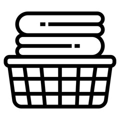 Wall Mural - Laundry Basket Icon