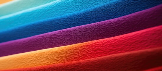 Poster - Colorful felt structure with copy space image
