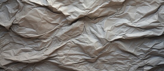 Poster - The background resembles crumpled grey brown wrapping paper with a texture that imitates the creases and wrinkles of old vintage paper This image also resembles the surface of a Martian landscape Cop
