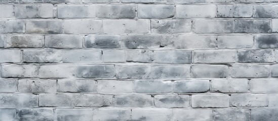 Aufkleber - Horizontal color DSLR picture of a light grey brick wall suitable for abstract purposes with ample copy space for text