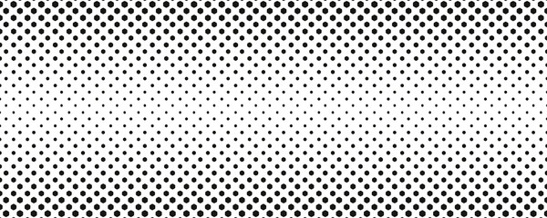 Aufkleber - Black and white dotted halftone background. Halftone dots background. Black and white comic pattern.