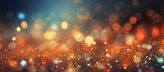 Aufkleber - Image of a background with glittering particles perfect for adding text or graphics. with copy space image. Place for adding text or design