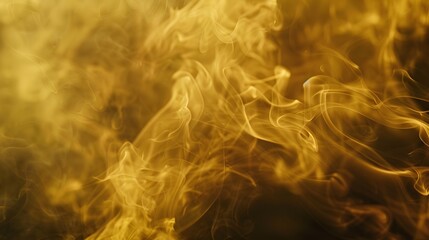 Wall Mural - Abstract yellow smoke grunge background