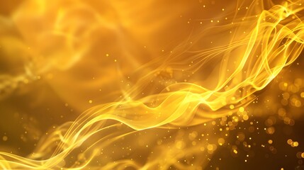 Wall Mural - Abstract yellow smoke grunge background